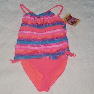 Girls Two Piece Bathing Suit